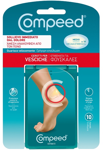 COMPEED CEROTTO VESCICHE MEDIO 10 PEZZI - farmacialombardia.it