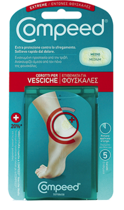 COMPEED CEROTTO PER VESCICHE TALLONE SPORT 5 PEZZI - farmacialombardia.it