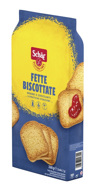 SCHAR FETTE BISCOTTATE 3 PORZIONI DA 86,7 G - farmacialombardia.it