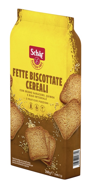 SCHAR FETTE BISCOTTATE CEREALI 3 PORZIONI DA 86,7 G - farmacialombardia.it