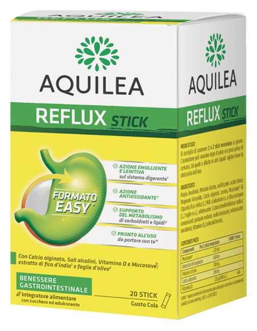 AQUILEA REFLUX 20 STICK MONODOSE - farmacialombardia.it