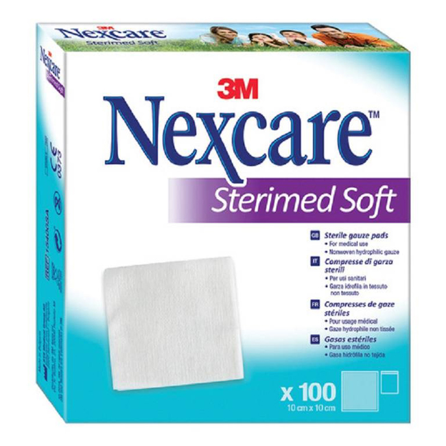 GARZA COMPRESSA STERIMED SOFT IN TESSUTO NON TESSUTO STERILE 10X10CM 100 PEZZI MULTILINGUAL - farmacialombardia.it