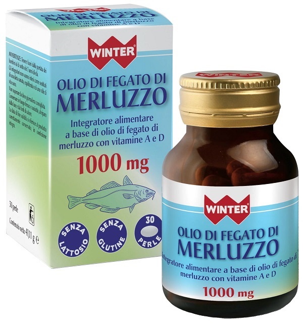 WINTER OLIO DI FEGATO DI MERLUZZO 30 PERLE - farmacialombardia.it