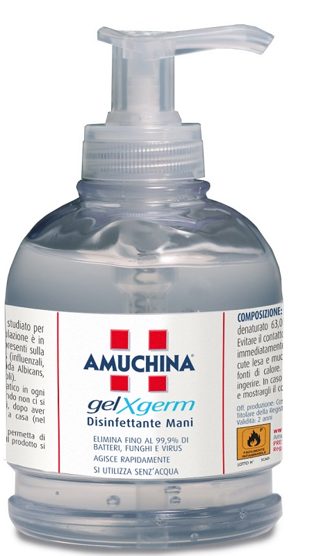 AMUCHINA GEL X-GERM DISINFETTANTE MANI 250 ML - farmacialombardia.it