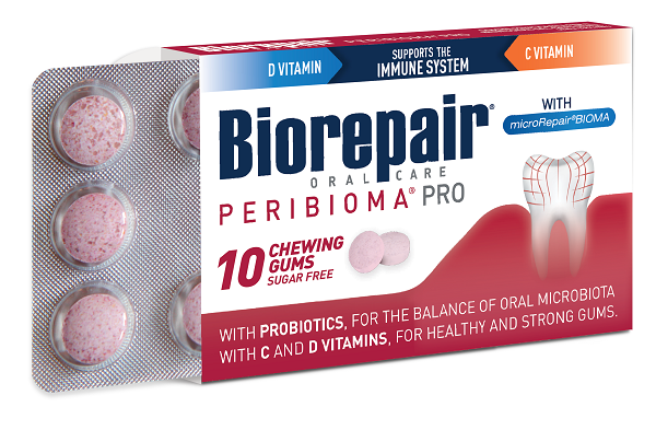 BIOREPAIR PERIBIOMA GOMME MASTICABILI 10 COMPRESSE DA 1,2 G - farmacialombardia.it