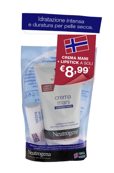 NEUTROGENA MANI PROFUMATO + LIPSTICK BUNDLE - farmacialombardia.it