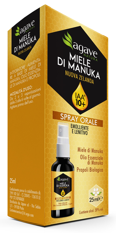 AGAVE NATURA SPRAY ORALE IAA 10+ 25 ML - farmacialombardia.it