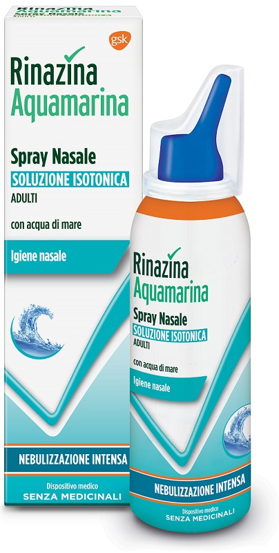 RINAZINA AQUAMARINA ISOTONICA SPRAY NEBULIZZAZIONE INTENSA 100 ML - farmacialombardia.it