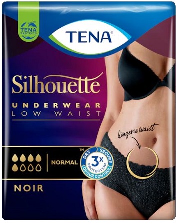 TENA SILHOUETTE NOIR M 10 PEZZI - farmacialombardia.it