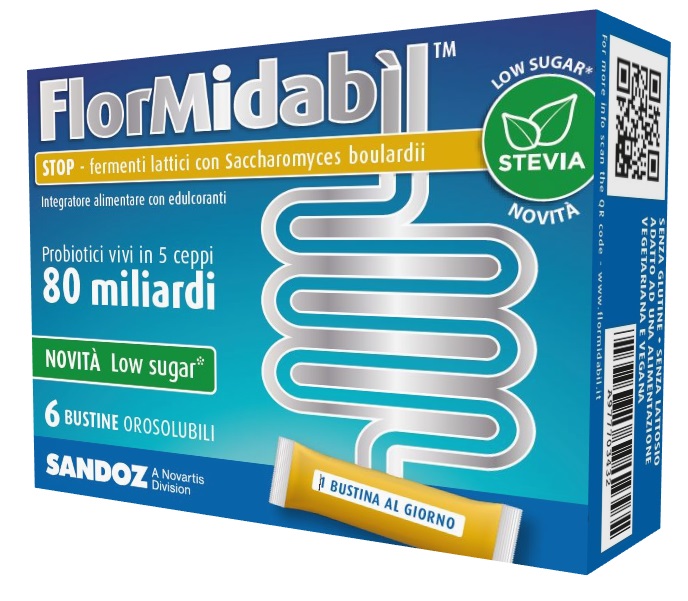 FLORMIDABIL STOP 6 BUSTINE CON STEVIA - farmacialombardia.it