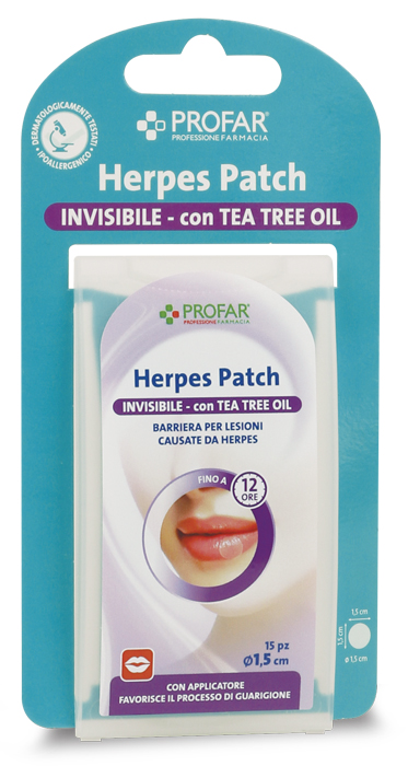PROFAR HERPES PATCH CON TEA TREE 15 PEZZI - farmacialombardia.it