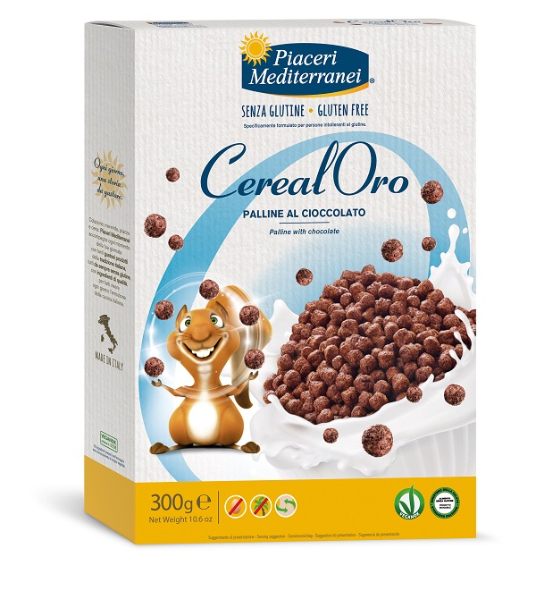 PIACERI MEDITERRANEI CEREALORO PALLINE CIOCCOLATO 300 G - farmacialombardia.it