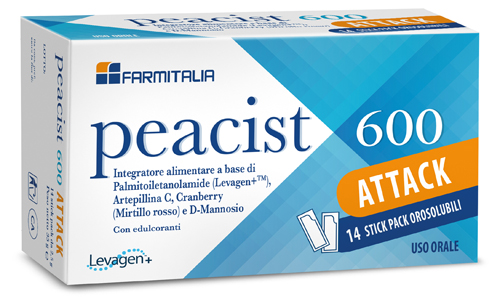 PEACIST 600 ATTACK 14 STICK PACK OROSOLUBILI - farmacialombardia.it