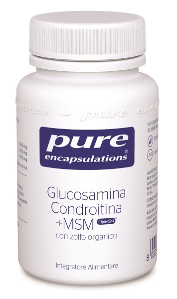 PURE ENCAPSULATIONS GLUCOSAMINA CONDROITINA + MSM 30 CAPSULE - farmacialombardia.it