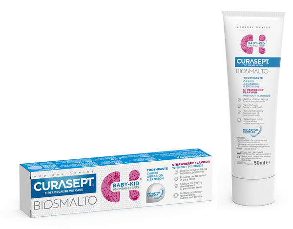 CURASEPT BIOSMALTO BABY KID SENZA FLUORO 50 ML - farmacialombardia.it