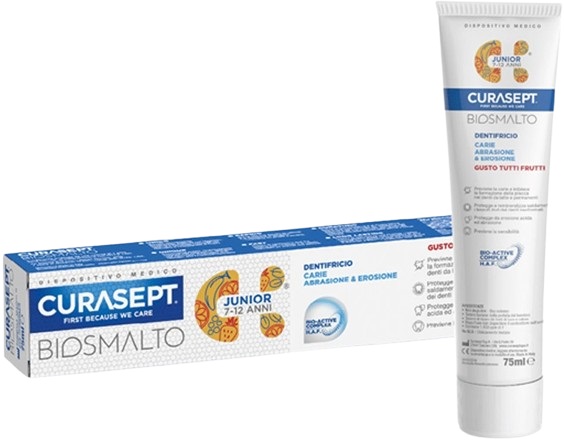 CURASEPT BIOSMALTO DENTIFRICIO JUNIOR 75 ML - farmacialombardia.it