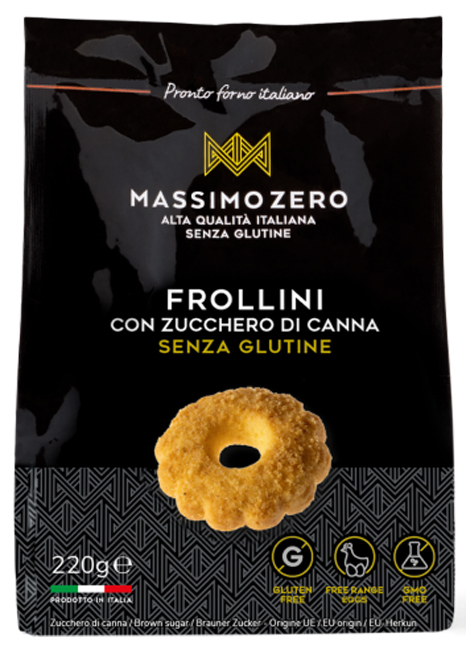 MASSIMO ZERO FROLLINI ZUCCHERO DI CANNA 220 G - farmacialombardia.it