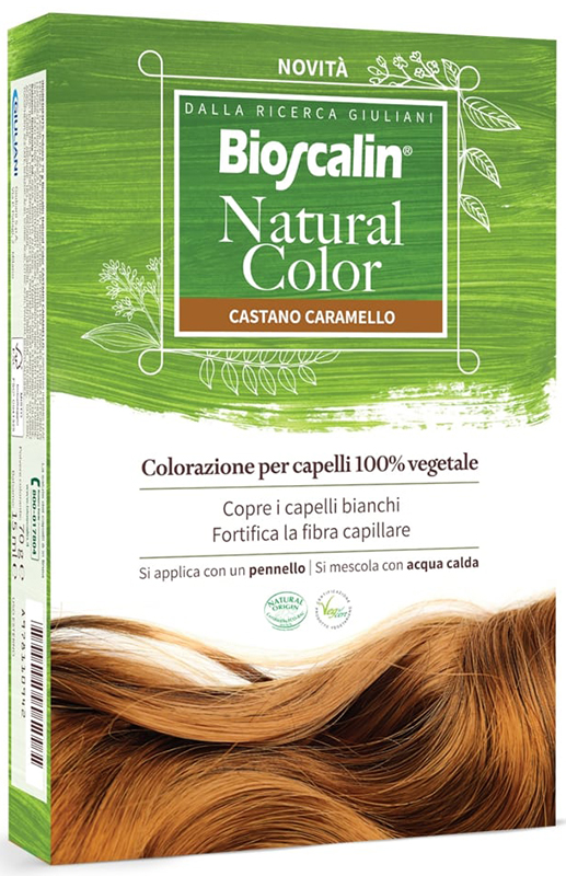 BIOSCALIN NATURAL COLOR CASTANO CARAMELLO 70 G - farmacialombardia.it