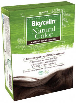 BIOSCALIN NATURAL COLOR CASTANO SCURO INTENSO 70 G - farmacialombardia.it