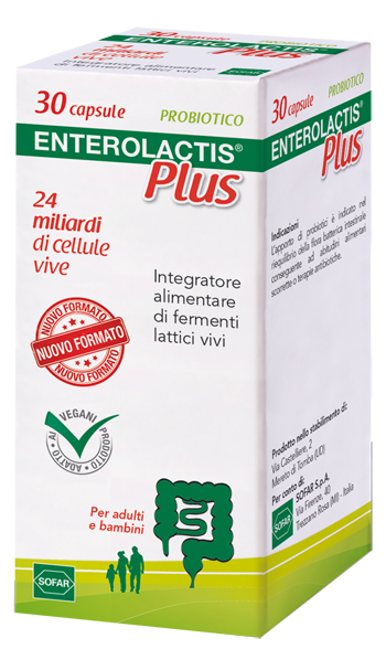 ENTEROLACTIS PLUS 30 CAPSULE - farmacialombardia.it