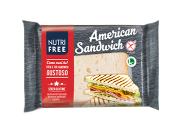 NUTRIFREE AMERICAN SANDWICH 4 PEZZI DA 60 G - farmacialombardia.it