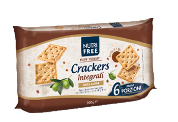 NUTRIFREE CRACKERS INTEGRALI 33,4 G X 6 PEZZI - farmacialombardia.it