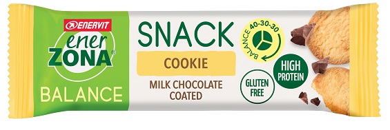 ENERZONA SNACK COOKIE MILK CIOCHOLATE 33 G - farmacialombardia.it