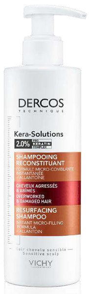 DERCOS TECHNIQUE KERASOL SHAMPOO RISTRUTTURANTE 250 ML - farmacialombardia.it