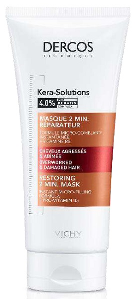 DERCOS TECHNIQUE KERASOL MASCHERA RIPARATRICE 2 MIN 200 ML - farmacialombardia.it
