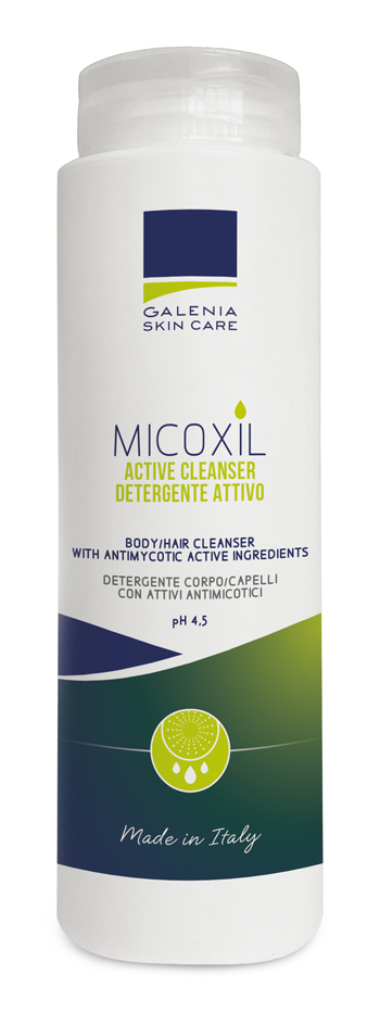 MICOXIL ACTIVE CLEANSER DETERGENTE PER CORPO E CAPELLI PH 4,5 250 ML - farmacialombardia.it