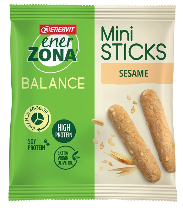 ENERZONA MINI BREAD STICKS SESAME 22 G - farmacialombardia.it