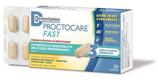 DERMOVITAMINA PROCTOCARE FAST 30 COMPRESSE - farmacialombardia.it