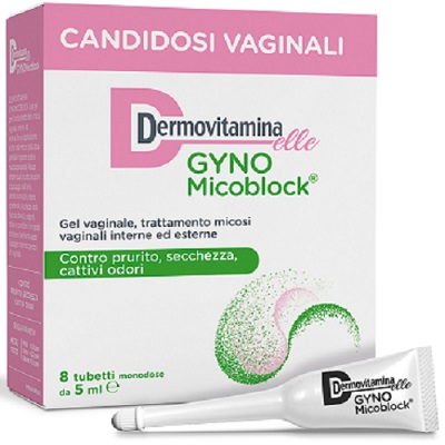 DERMOVITAMINA GYNOMICOBLOCK M 8 TUBETTI MONODOSE 5 ML - farmacialombardia.it