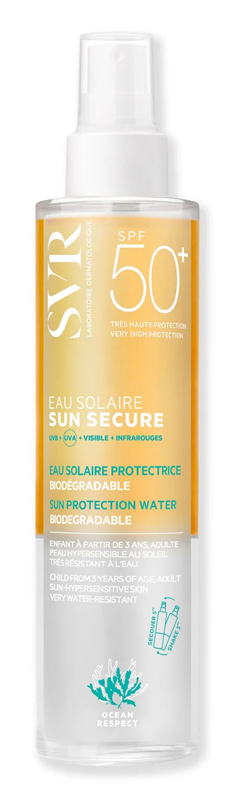 SUN SECURE EAU SOLAIRE SPF50 200 ML - farmacialombardia.it