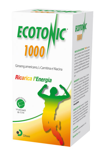ECOTONIC 1000 14 STICK PACK 15 ML - farmacialombardia.it