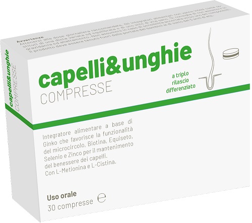 CAPELLI COMPRESSE 30 COMPRESSE - farmacialombardia.it