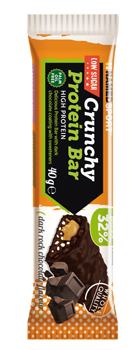 CRUNCHY PROTEINBAR DARK ROCK CHOCOLATE BARRETTA 40 G - farmacialombardia.it