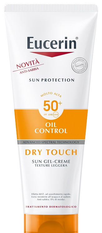 EUCERIN SUN PROTECTION OIL CONTROL DRY TOUCH SPF 50+ SUN GEL CREME 200 ML - farmacialombardia.it