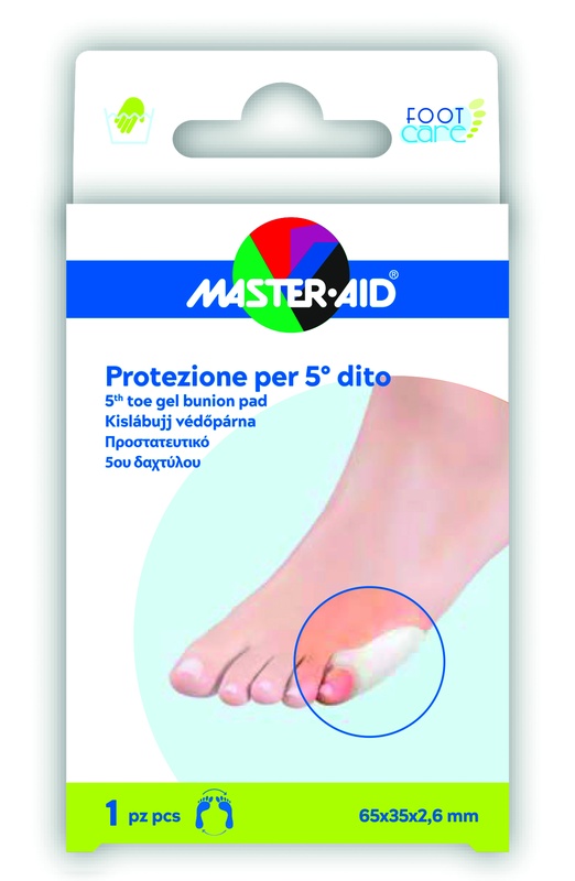 PROTEZIONE IN GEL MASTER-AID FOOTCARE 5 DITO 1 PEZZO C15 - farmacialombardia.it