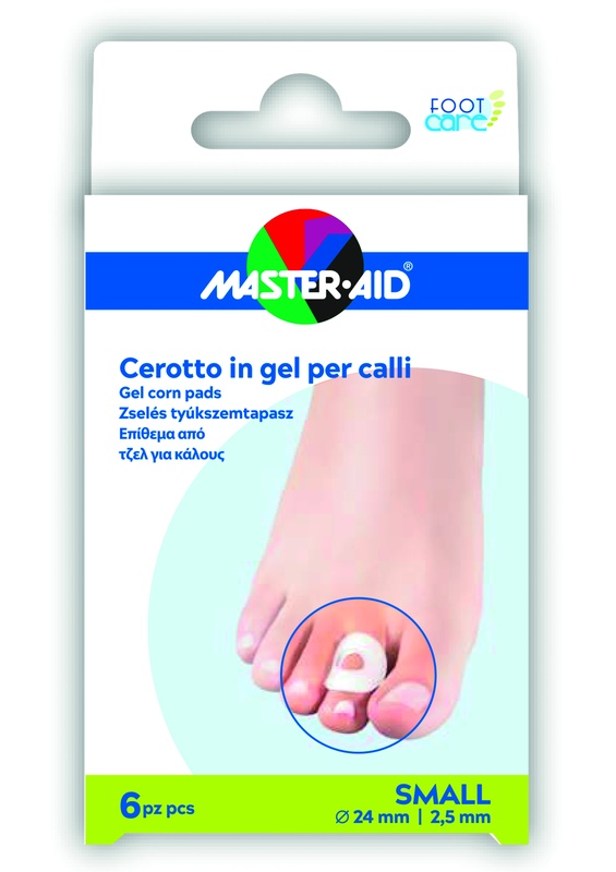 CEROTTO PROTEZIONE CALLI MASTER-AID FOOTCARE IN GEL SMALL 6 PEZZI B10 - farmacialombardia.it