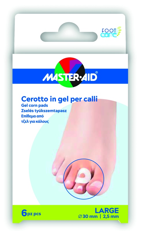 CEROTTO PROTEZIONE CALLI MASTER-AID FOOTCARE IN GEL LARGE 6 PEZZI B11 - farmacialombardia.it