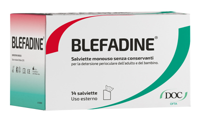 BLEFADINE 14 SALVIETTE MONOUSO PER DETERSIONE PERIOCULARE - farmacialombardia.it