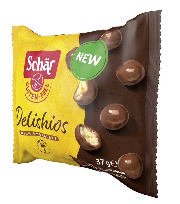 SCHAR DELISHIOS CEREALI RICOPERTI CON CIOCCOLATO AL LATTE 37 G - farmacialombardia.it
