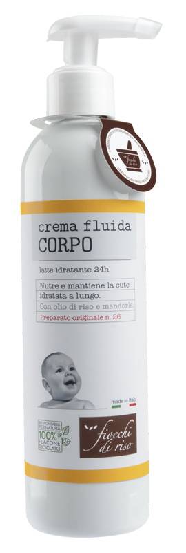 FIOCCHI DI RISO CREMA FLUIDA CORPO IDRATANTE 240 ML - farmacialombardia.it