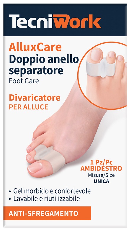 ALLUX CARE SEPARATORE E DIVARICATORE PER ALLUCE A DOPPIO ANELLO - farmacialombardia.it