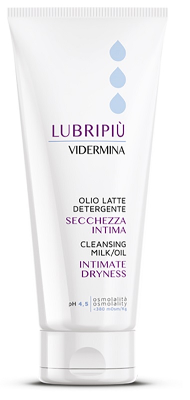 VIDERMINA LUBRIPIU' OLIO LATTE DETERGENTE SECCHEZZA INTIMA 200 ML - farmacialombardia.it
