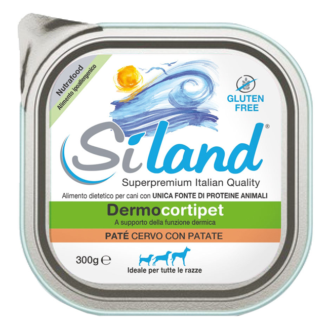 SILAND DERMOCORTIPET UMIDO CANE CERVO/PATATA 300 G - farmacialombardia.it