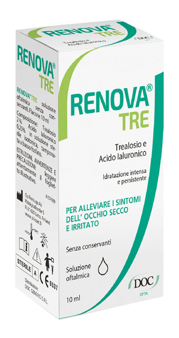 RENOVA TRE COLLIRIO A BASE DI TREALOSIO E ACIDO IALURONICO 10 ML SENZA CONSERVANTI - farmacialombardia.it