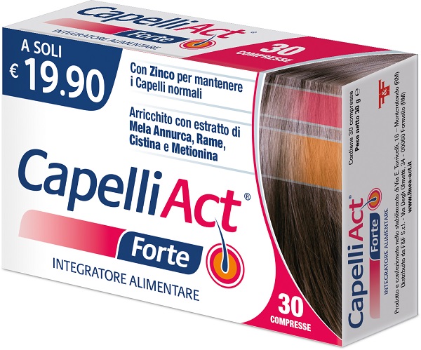 CAPELLI ACT FORTE 30 COMPRESSE - farmacialombardia.it
