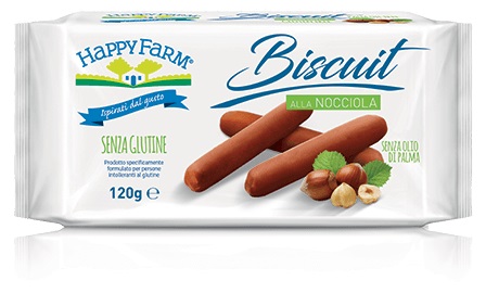 HAPPY FARM BISCUIT NOCCIOLA 120 G - farmacialombardia.it